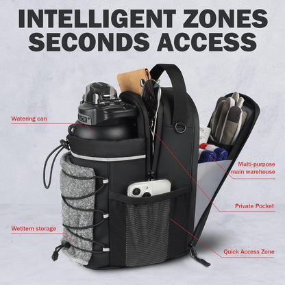 Magnetic Water Bottle Gym Bag